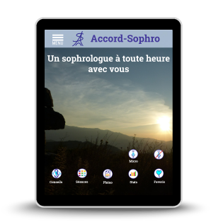 Application de sophrologie pour tablette afin de gérer son stress